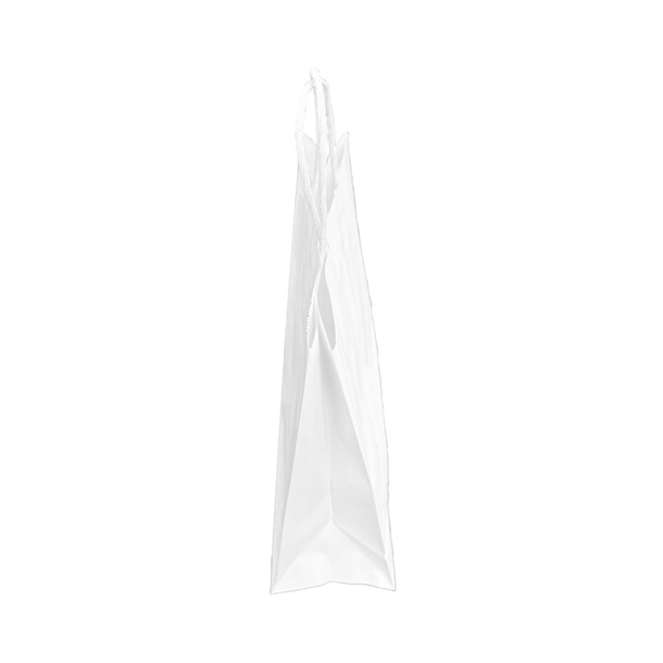 Fiesta Recyclable Twist Handle White Paper Bags Small (250 Pack)
