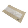Fiesta Compostable Bread Bags with Glassine Window 320x180x40mm (Pack 1000)