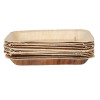 Fiesta Compostable Deep Palm Leaf Plates Rectangular 250mm (100 Pack) Fiesta Compostable Deep Palm Leaf Plates Rectangular 250mm (100 Pack)