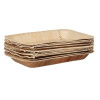 Fiesta Compostable Deep Palm Leaf Plates Rectangular 250mm (100 Pack) Fiesta Compostable Deep Palm Leaf Plates Rectangular 250mm (100 Pack)
