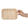 Fiesta Compostable Deep Palm Leaf Plates Rectangular 250mm (100 Pack) Fiesta Compostable Deep Palm Leaf Plates Rectangular 250mm (100 Pack)