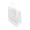 Fiesta Recyclable Twist Handle White Paper Bags Large (250 Pack)