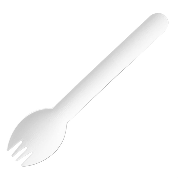 Fiesta Compostable Paper Sporks 160mm (100 Pack) Fiesta Compostable Paper Sporks 160mm (100 Pack)