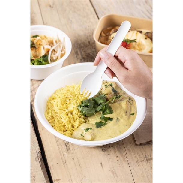 Fiesta Compostable Paper Sporks 160mm (100 Pack) Fiesta Compostable Paper Sporks 160mm (100 Pack)