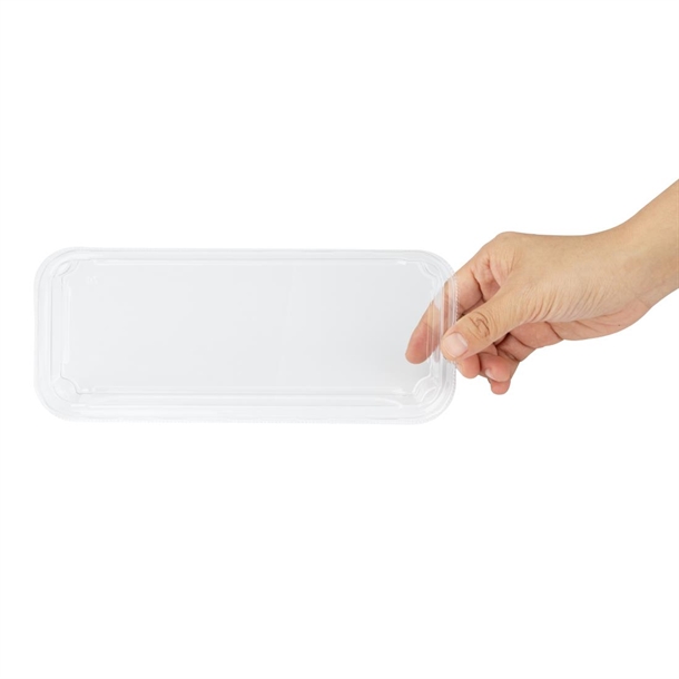 Fiesta Recyclable PET Lids for No.2 Platter/Tray Bases (300 Pack)