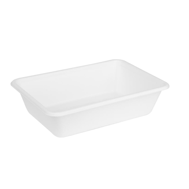 Fiesta Compostable Bagasse Food Container Bases 650ml (100 Pack)