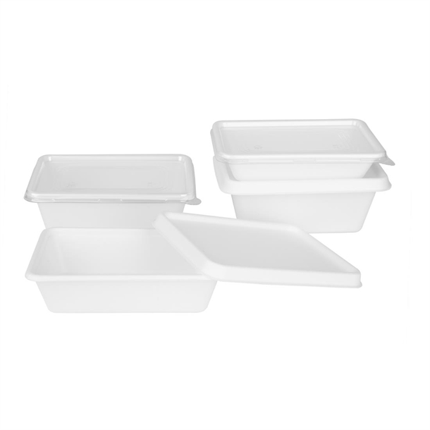 Fiesta Compostable Bagasse Food Container Bases 650ml (100 Pack)