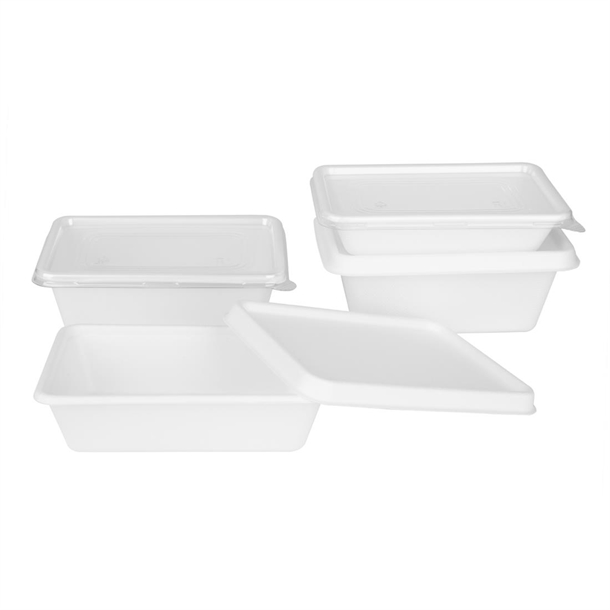 Fiesta Compostable Bagasse Food Container Bases 1000ml (100 Pack) Fiesta Compostable Bagasse Food Container Bases 1000ml (100 Pack)