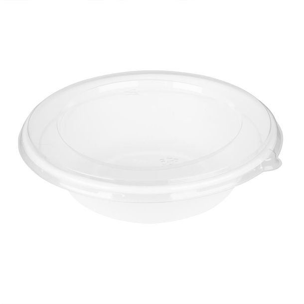 Fiesta Recyclable PET Lids for Poke Bowl Bases 710/946ml (50 Pack)