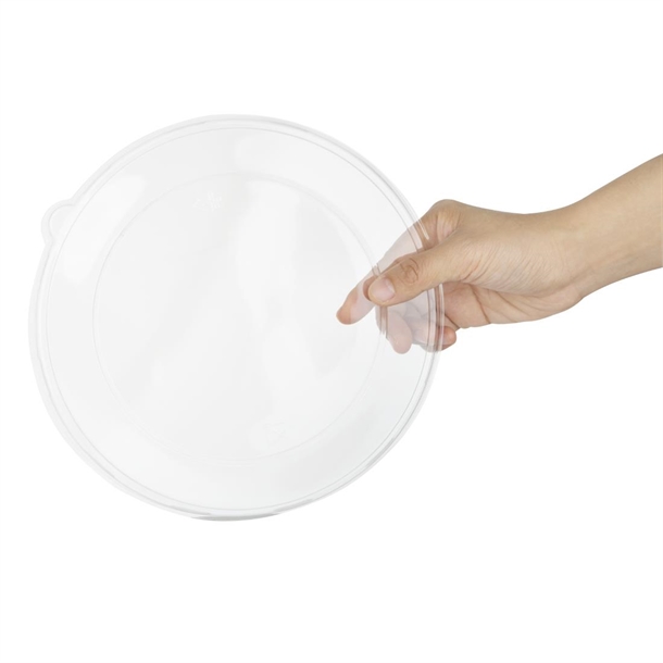 Fiesta Recyclable PET Lids for Poke Bowl Bases 710/946ml (50 Pack)
