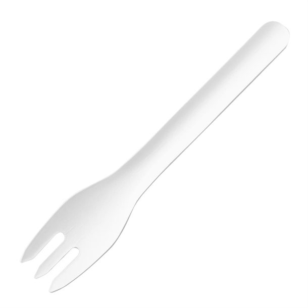 Fiesta Compostable Paper Forks 155mm (100 Pack) Fiesta Compostable Paper Forks 155mm (100 Pack)