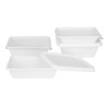 Fiesta Compostable Bagasse Lids for Bagasse Container Bases (100 Pack)