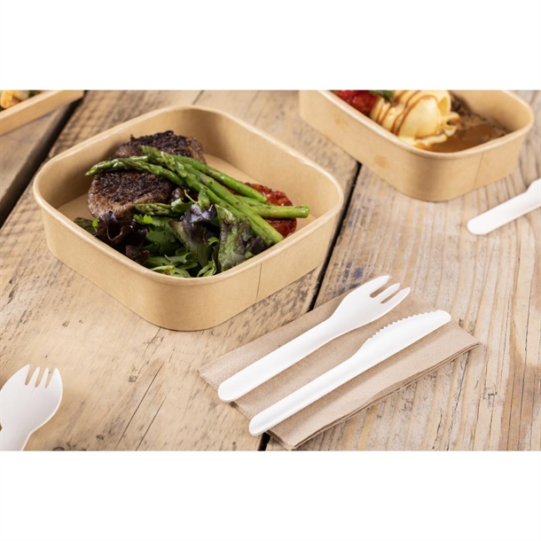 Fiesta Compostable Paper Knives 165mm (100 Pack) Fiesta Compostable Paper Knives 165mm (100 Pack)