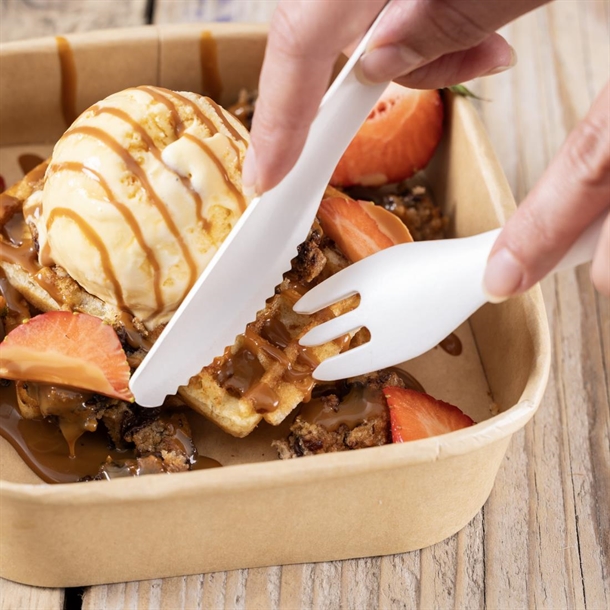 Fiesta Compostable Paper Knives 165mm (100 Pack) Fiesta Compostable Paper Knives 165mm (100 Pack)
