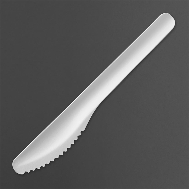 Fiesta Compostable Paper Knives 165mm (100 Pack) Fiesta Compostable Paper Knives 165mm (100 Pack)