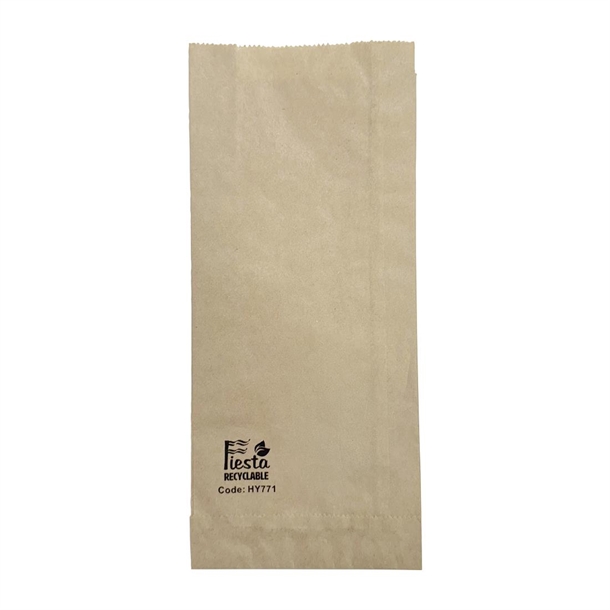 Fiesta Recyclable Baguette/Panini Paper Bags 250x110x45mm (1000 Pack)