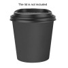 Fiesta Compostable Hot Cups Single Wall Black 177ml (50 Pack)