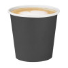 Fiesta Compostable Hot Cups Single Wall Black 177ml (50 Pack)