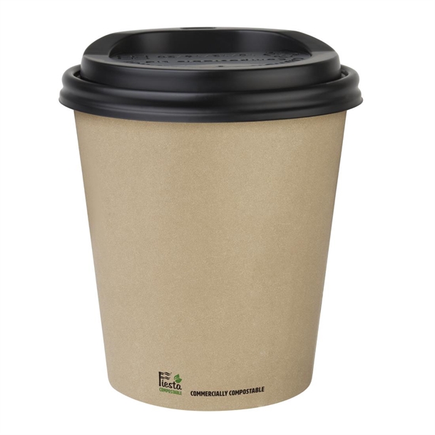 Fiesta Compostable Coffee Cups Single Wall 340ml (50 Pack) Fiesta Compostable Coffee Cups Single Wall 340ml (50 Pack)