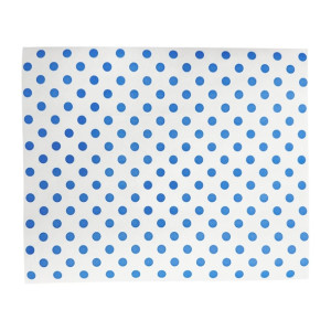 Fiesta Compostable Burger Wraps Blue Dot 250x200mm (200 Pack)