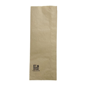 Fiesta Recyclable Baguette/Panini Paper Bags 300x110x60mm (1000 Pack)