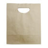 Fiesta Recyclable D Cut Handle Brown Paper Bags Large (250 Pack)