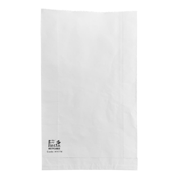 Fiesta Recyclable Foil Lined Paper Bag 305x180x60mm (Pack 500) Fiesta Recyclable Foil Lined Paper Bag 305x180x60mm (Pack 500)