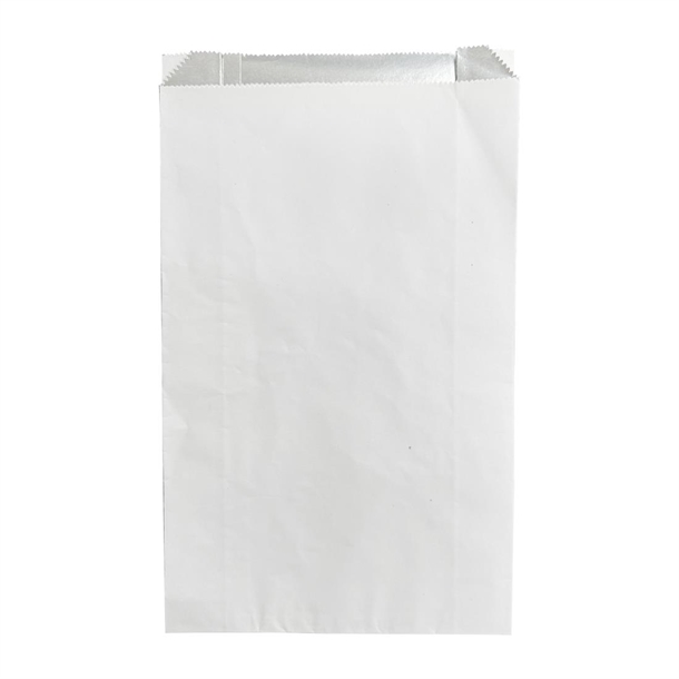 Fiesta Recyclable Foil Lined Paper Bag 305x180x60mm (Pack 500) Fiesta Recyclable Foil Lined Paper Bag 305x180x60mm (Pack 500)