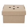 Fiesta Compostable Fold-Out Burger Boxes (100 Pack)