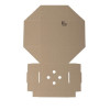 Fiesta Compostable Fold-Out Burger Boxes (100 Pack)