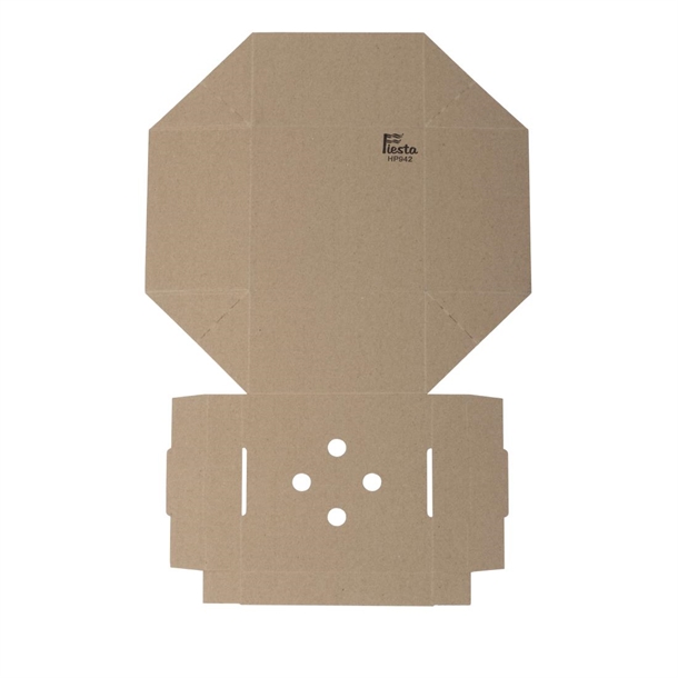 Fiesta Compostable Fold-Out Burger Boxes (100 Pack)