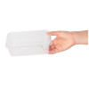 Fiesta Recyclable Plastic Microwavable Containers with Lid Medium 650ml (250 Pack)