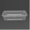 Fiesta Recyclable Plastic Microwavable Containers with Lid Small 500ml (250 Pack)
