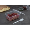 Fiesta Recyclable Plastic Microwavable Containers with Lid Large 1000ml (250 Pack)