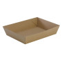 BioPak BioBoard Kraft Paper Food Trays 180 x 134mm (250 Pack)