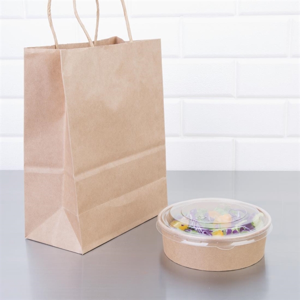 Fiesta Compostable Round Kraft Salad Bowl 500ml (300 Pack)