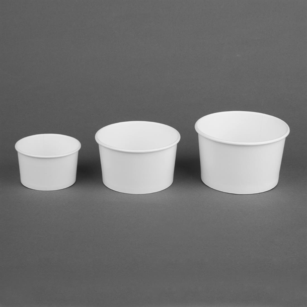 Fiesta Recyclable Ice Cream Pots 85ml (1000 Pack)