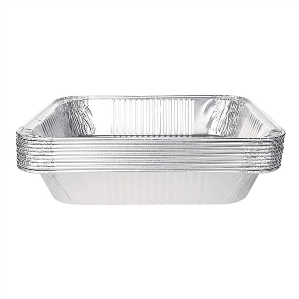 Fiesta Recyclable Foil Container 1/2 Gastronorm (5 Pack) Fiesta Recyclable Foil Container 1/2 Gastronorm (5 Pack)