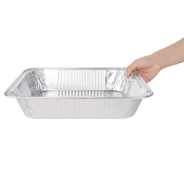 Fiesta Recyclable Foil Container 1/2 Gastronorm (5 Pack) Fiesta Recyclable Foil Container 1/2 Gastronorm (5 Pack)