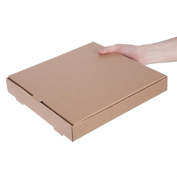 Fiesta Compostable Plain Pizza Boxes Medium (100 Pack)
