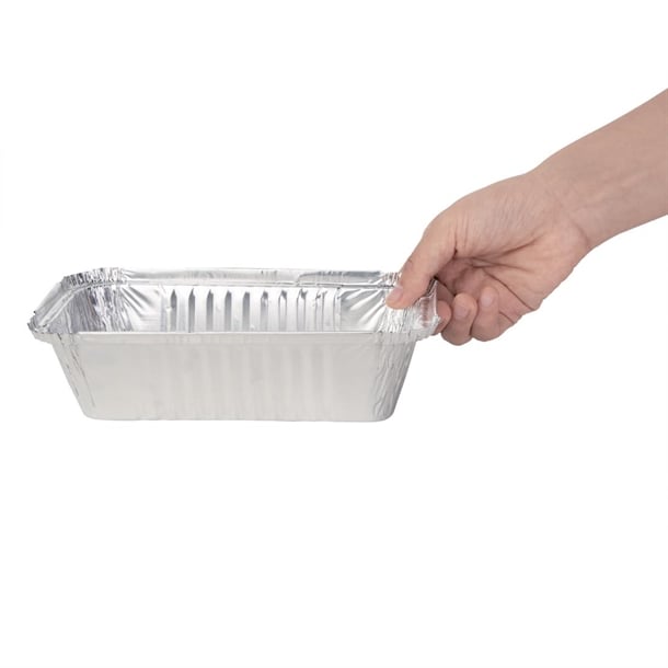 Nisbets Essentials Foil Containers and Lids 450ml (50 Pack) Nisbets Essentials Foil Containers and Lids 450ml (50 Pack)