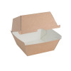 Fiesta Compostable Kraft Burger Boxes Large 112mm (150 Pack) Fiesta Compostable Kraft Burger Boxes Large 112mm (150 Pack)