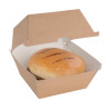 Fiesta Compostable Kraft Burger Boxes Large 112mm (150 Pack) Fiesta Compostable Kraft Burger Boxes Large 112mm (150 Pack)