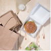 Fiesta Compostable Kraft Burger Boxes Large 112mm (150 Pack) Fiesta Compostable Kraft Burger Boxes Large 112mm (150 Pack)