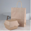 Fiesta Compostable Kraft Burger Boxes Large 112mm (150 Pack) Fiesta Compostable Kraft Burger Boxes Large 112mm (150 Pack)