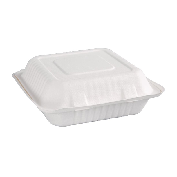 Fiesta Compostable Bagasse Food Container236mm (200 Pack)