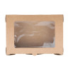 Fiesta Compostable Salad Boxes with PLA Windows 700ml (200 Pack)