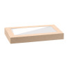 BioPak BioBoard PLA Window Lid for Catering Tray Bases Extra Small (100 Pack)