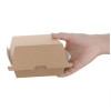 Fiesta Compostable Kraft Burger Boxes Small 105mm (200 Pack) Fiesta Compostable Kraft Burger Boxes Small 105mm (200 Pack)