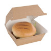 Fiesta Compostable Kraft Burger Boxes Small 105mm (200 Pack) Fiesta Compostable Kraft Burger Boxes Small 105mm (200 Pack)